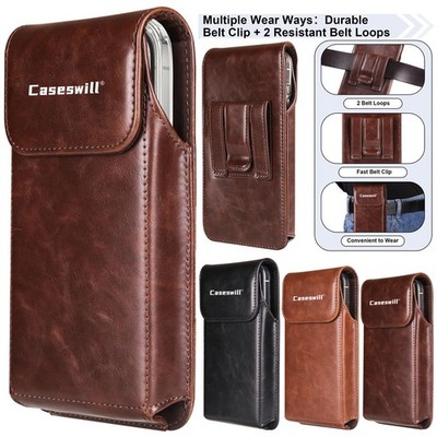 For Xiaomi POCO F8 F7 F6 F5 X8 X7 X6 X5 X4 Pro Case Leather Pouch Belt Holster