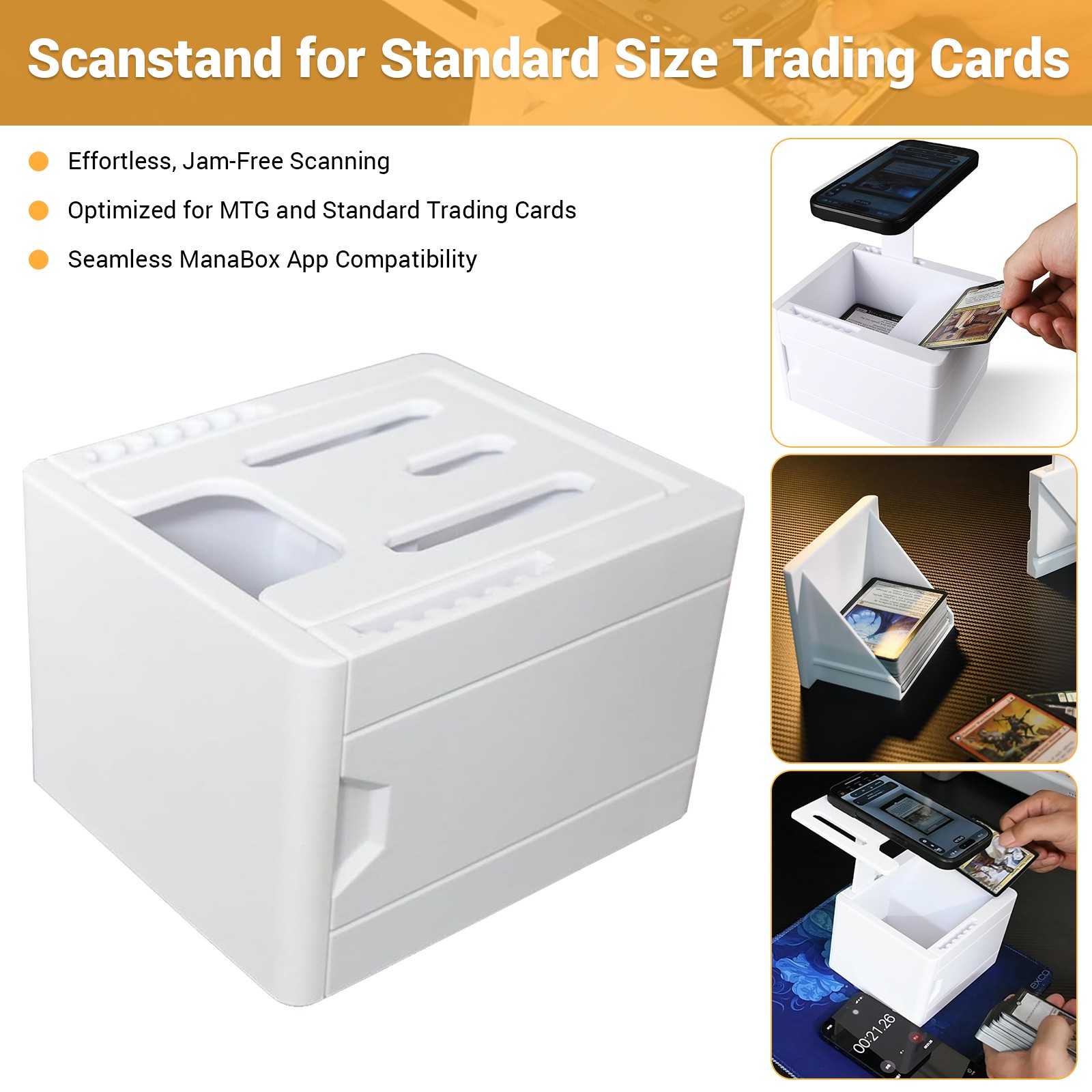 Trading Card Scanner –Easy Card Scanning | TCG Organizer for MTG, Sports Cards