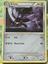 Scizor - HGSS3: Undaunted (7/90) Holo Carta Pokemon Rara LP