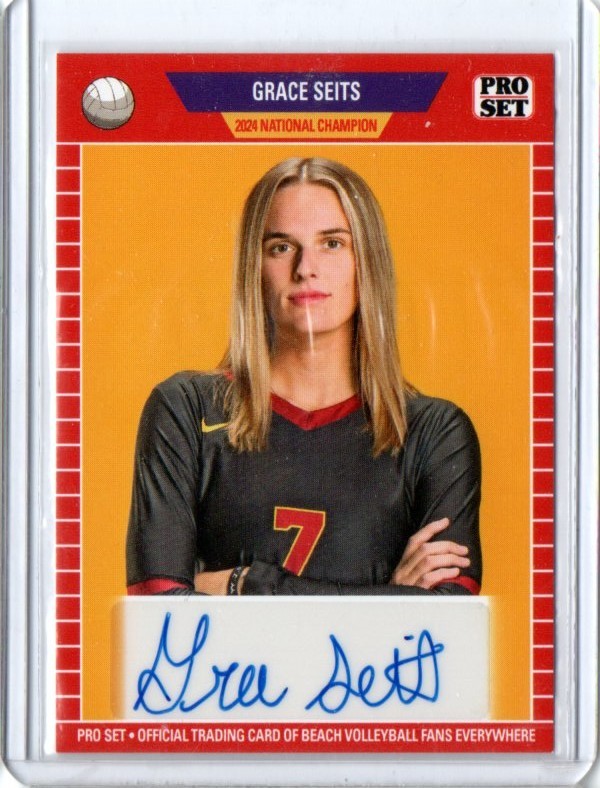 2024 Leaf Pro Set Volleyball Grace Seits Autograph