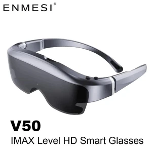 ENMESI V50 Smart Glasses 400" Giant Screen 3000nits Lightweight 600° Adjustable