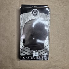 Black Padded Face Mask Spandex Lycra Hood Mouth Opening Eye Blackout Blowhole