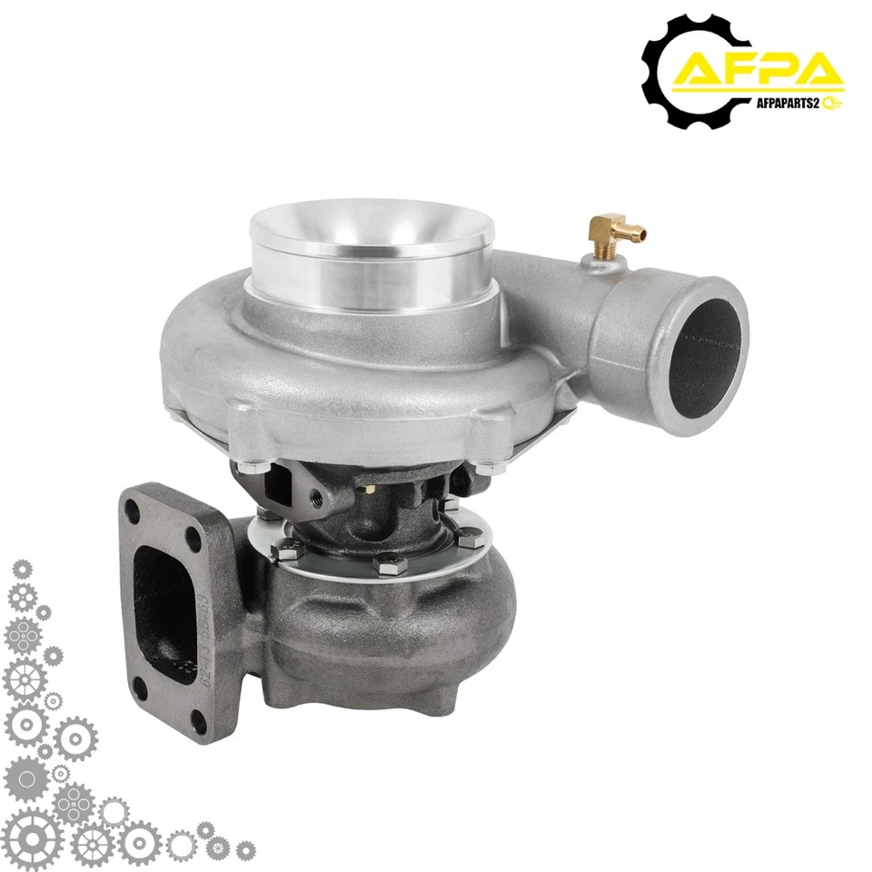 Turbocompresor compatible con brida TX-60-62 .68AR T3 / 3 pulgadas Escape banda V Foto 4 de 4