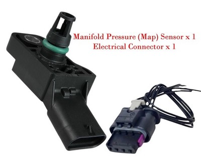 Manifold Pressure MAP Sensor + Connector  Fits Audi Volkswagen 2013-2025