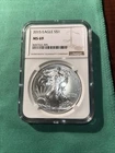 2015 $1 American Silver Eagle NGC MS69 Brown Label