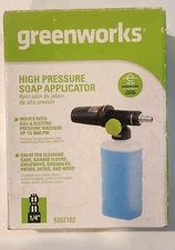 Greenworks High Pressure Soap Applicator Foam Cannon 