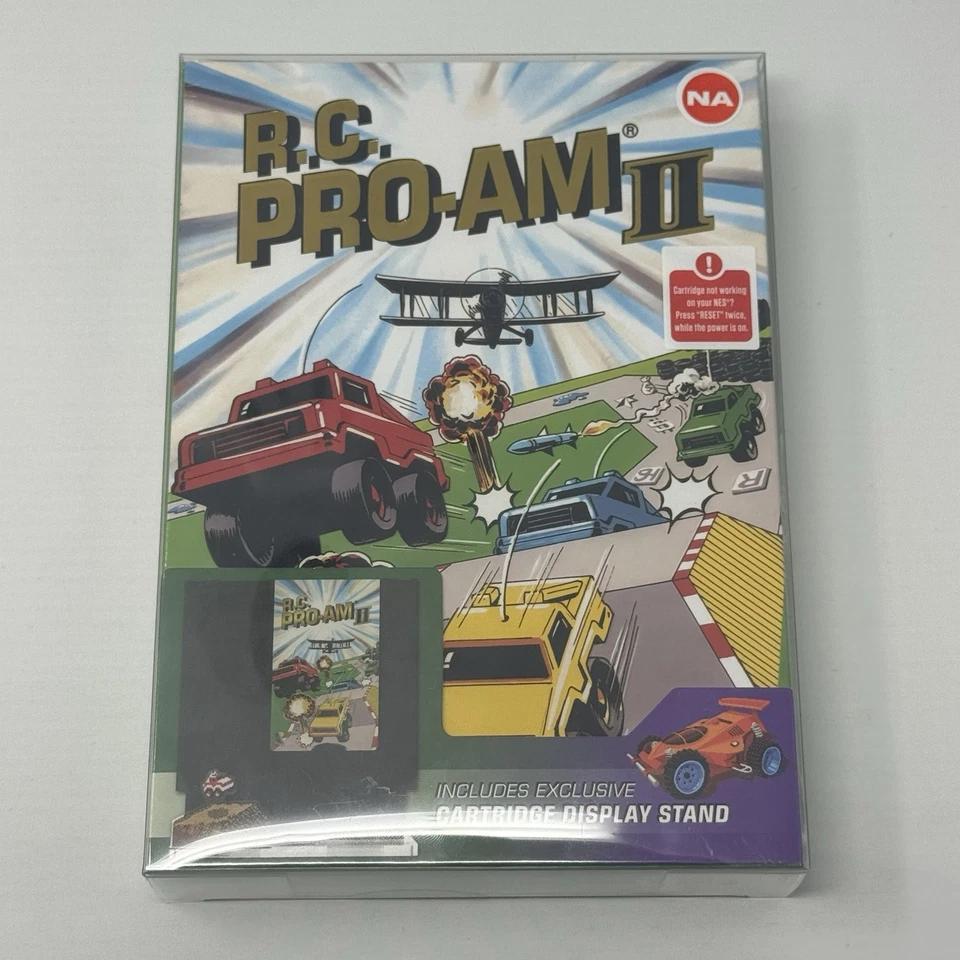 BRAND NEW R.C. PRO-AM II 2 LIMITED RUN GAMES NES COLLECTORS EDITION BOXED SET - Image 2 of 4