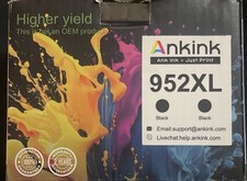 2PK 952XL Black Ink Cartridge for HP OfficeJet Pro 7730 7740 8200 8210 8216 8218