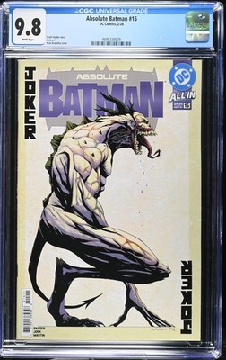 Absolute Batman 15 CGC 9.8 First Print