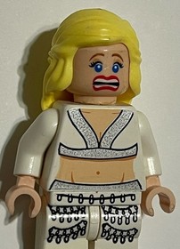 LEGO 7199 INDIANA JONES - WILLIE SCOTT Sacrificial Outfit - FIGURE ONLY