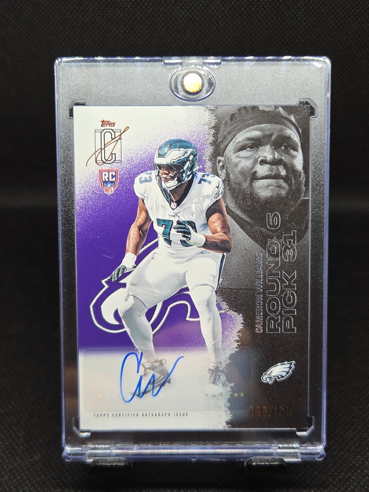 2025 Topps Signature Class #203 Cameron Williams Autographs Purple #/100