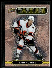 2021-22 Upper Deck Extended Series Dazzlers Orange #DZ-128 Josh Norris