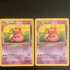 Pokémon Slowbro 2 Card Lot 1st Edition Base Set English 43/62 1999