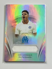 2023-24 Futera FX Marseille Gold Box Memorable Relic #03 Luis Henrique 02/02