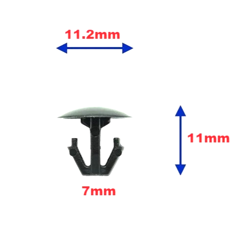 HONDA Weather Trim Seal Mounting Clip Inserts 1993 to 2017 # 91518-SM4-003 x20pc