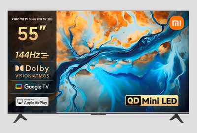 Xiaomi TV S Mini LED 4K | Apple AirPlay | 144HZ Gaming | 55'' (2025 Modell) 