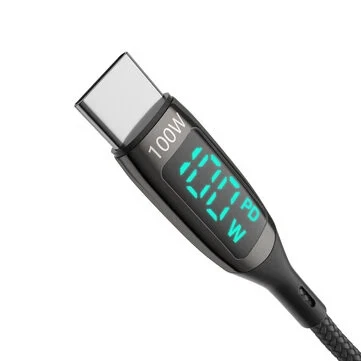 BlitzWolf® BW-TC23 100W 5A LED Display Type-C to Type-C Cable PD3.0 PPS QC4.0+ Q - Image 3 of 4