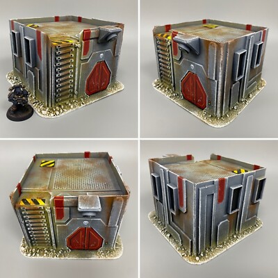 BUNKER KOMMANDOZENTRALE WARHAMMER 40.000 TERRAIN WARGAMING INDUSTRIAL NECROMUNDA