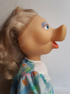 Poupée Peggy La Cochonne Clodrey 42 Cm Vintage France Muppet Show