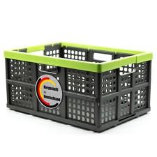 Klappbox Klappkorb Einkaufskiste faltbar & extrem stabil aus robustem Kunststoff