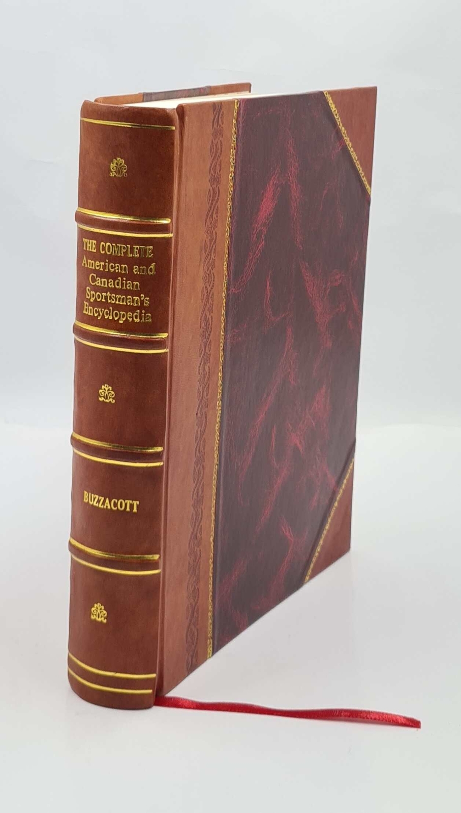 Complete American & Canadian Sportsman Encyclopedia Leather Bound  