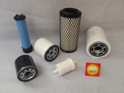 Filter Set (groß) für Bobcat E 19 mit Motor Kubota D722 bis Baujahr 2018 