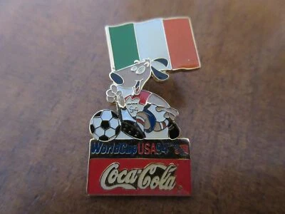 WORLD CUP 1994 USA Coca-Cola Pin Irland Fußball WM soccer Ireland mascot - Bild 1 von 2