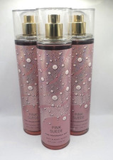 BATH AND BODY WORKS PINK SUEDE BODY MIST 8 FL OZ SET OF 3 