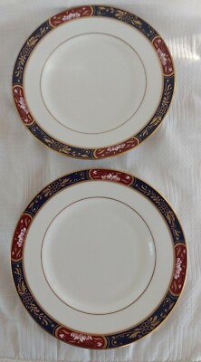 Royal Worcester Prince Regent Paar Beilagenteller 