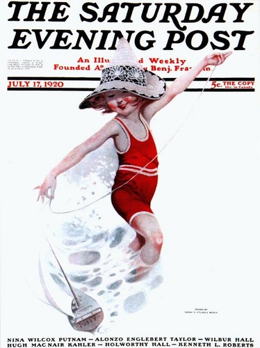 Saturday Evening Post 1923 Cover Reproduction Giclee Print - 第 1/1 張圖片