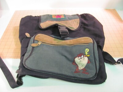 まとめTASMANIAN とTWEETY 100% 400% 2点 Vintage Looney Tunes Tweety Bird and Tasmanian Devil Taz Cinch Top