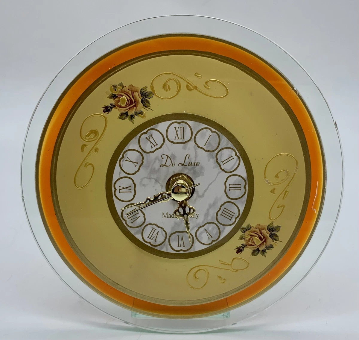 LANTRO JS Orologio elettrico, LCD digitale con sensore sonoro da tavolo sveglia con calendario e display temperatura, con sveglia e funzione snooze, plastica (nero