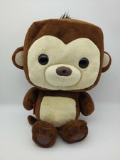Fisher Price Smart Monkey Plush Interactive Toy Voice Recognition Square Head