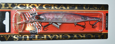 lucky craft lightning pointer 110dd 4.5'' suspending jerkbait crystal pro blue