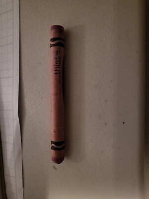 Crayola Crayon Thistle Retired Used Vintage Binney & Smith Single Crayon