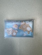 Rilakkuma F Prize Mini Clear Pouch Sea Relaxation Blue NEW Japan Kuji Import
