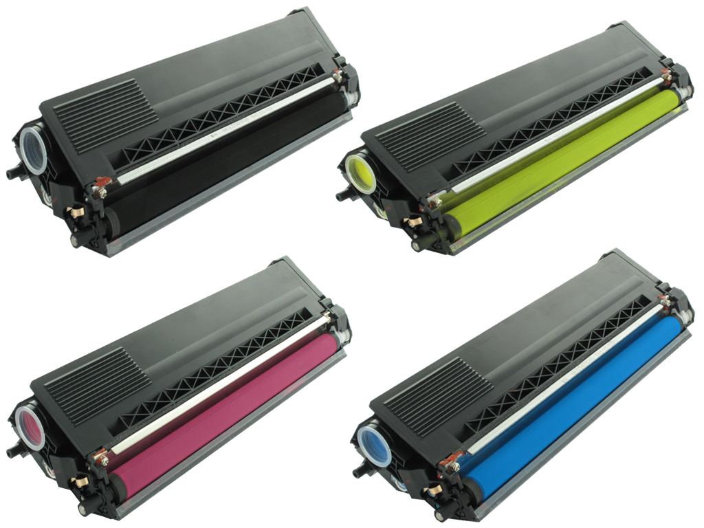 Pack de 4 toners compatibles pour imprimante Brother HL 4140CN noir et couleur