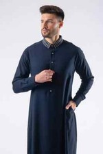 Al Ameer Lawung Mens Thobe Jubba Arab Islamic Long Dress Muslim Dishdasha AA2402