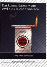 Lucky Strike Werbung Anzeige Reklame