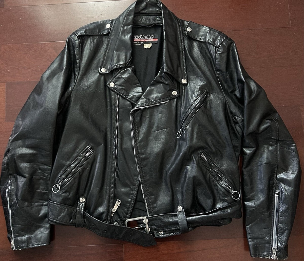 Vintage Brooks Leather Jacket | eBay