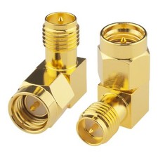 2pack Upgraded Sma 90 Degree Adapter Elbow Sma Male To Rpsma Female Right Angle