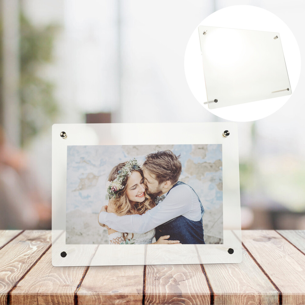 Bank Note Display Acrylic Stand Banknote Dollar Bill Organizer