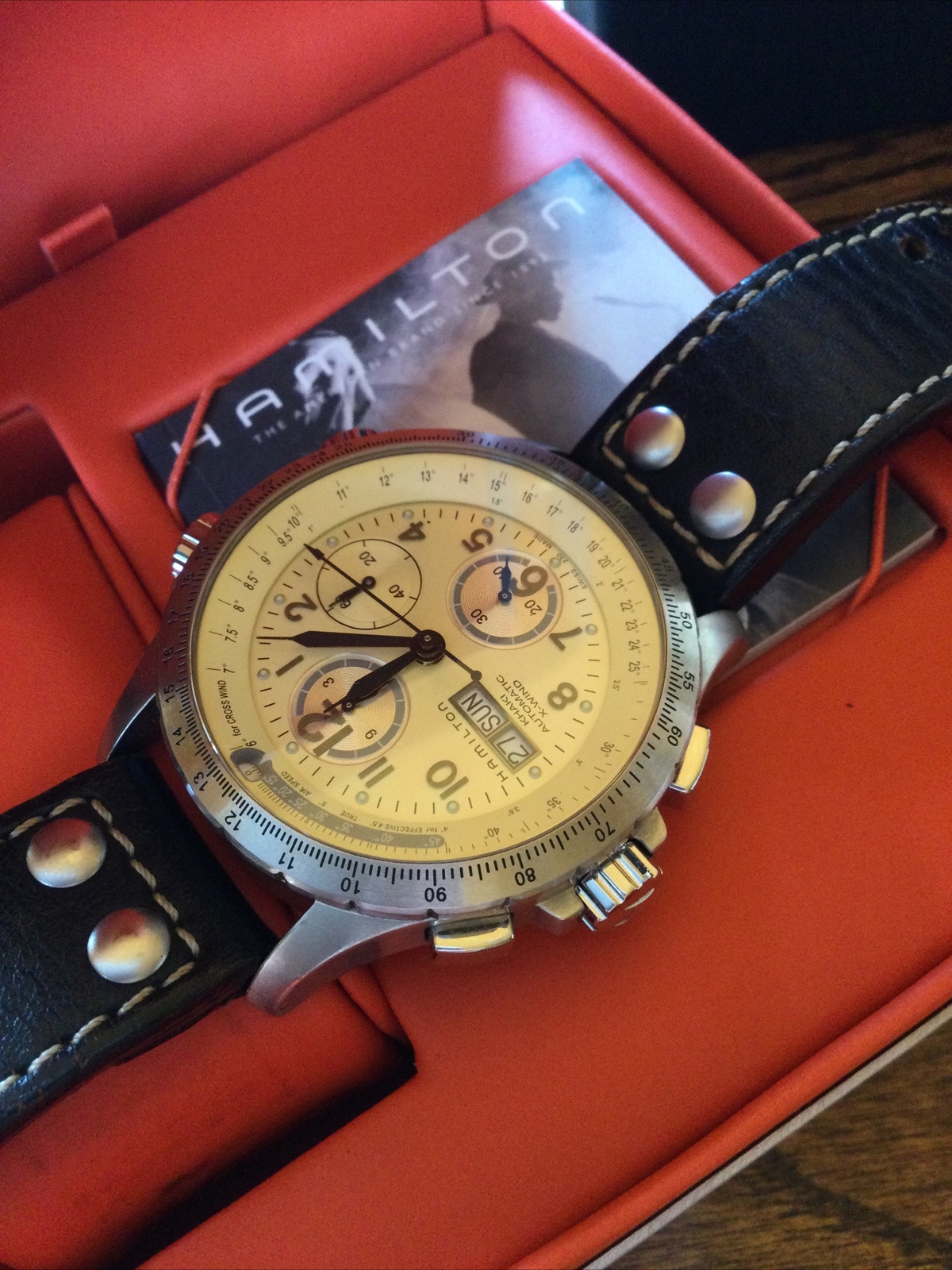 HAMILTON KHAKI CROSSWIND AUTOMATIC WRISTWATCH 44M… - image 12