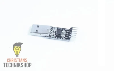 CHRISTIAN'S TECHNIK SHOP Seriell-Konverter CP2102 USB 2.0 zu UART TTL 5V 3,3V Adapter für Arduino