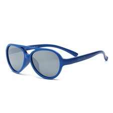 Real Shades Sky Aviator Sunglasses Youth 7   UV Protection, Mirror Lens, Royal