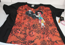 Disney's Tim Burton's The Nightmare Before Christmas holiday Scrubs size XL