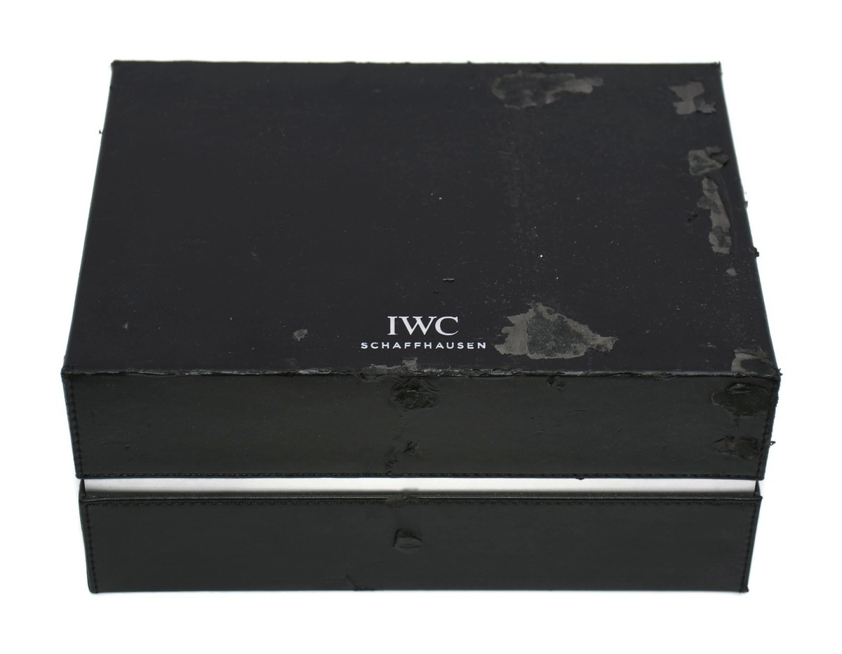 IWC Large Black Watch Box | eBay
