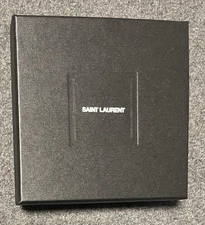 SAINT LAURENT - Black Gift Box - 5.0” x 5.0” x 1.5"  Inches - NEW