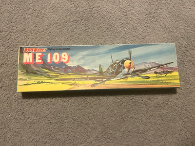 Vintage Keil Kraft Flying Scale Model Me 109 