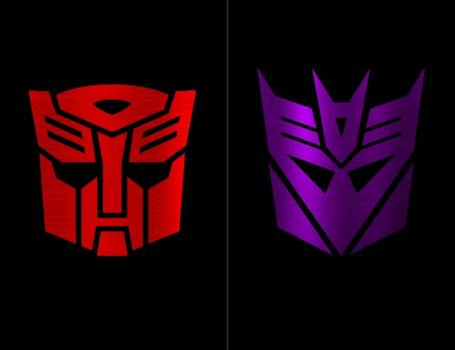 The Transformers #1 40th Anniversary Spot Foil Logo Set NYCC Exclusive